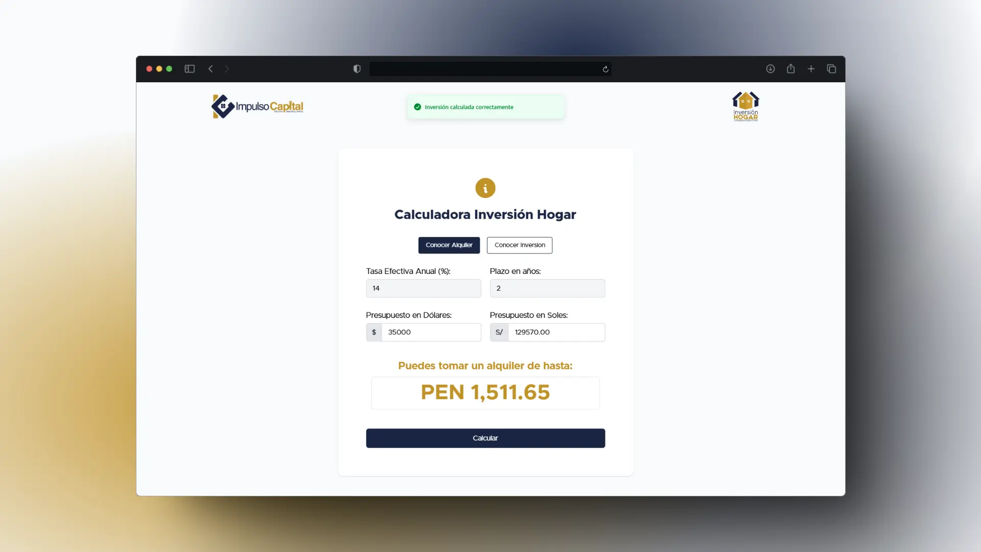 Calculadora IH